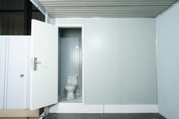 Events Portable Toilet/Shower 5 In One Unit 590cm x 230cm x 230 cm (Flat Packed)