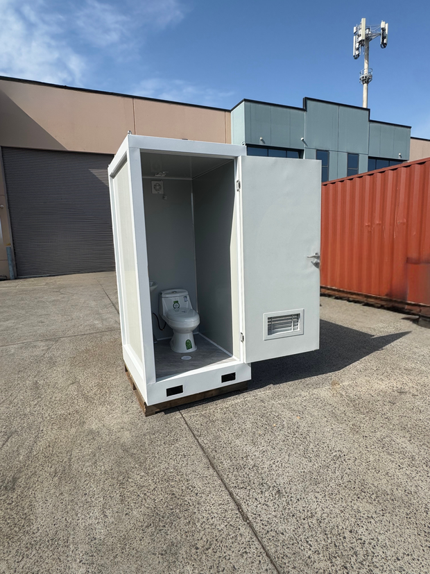 Single Portable Toilet Unit for Sale | Fully Assembled & Ready to Use