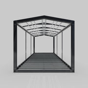 10 m × 3.3 m Slope-Roof Modular Steel Frame Kit