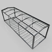 10 m × 3.3 m Slope-Roof Modular Steel Frame Kit