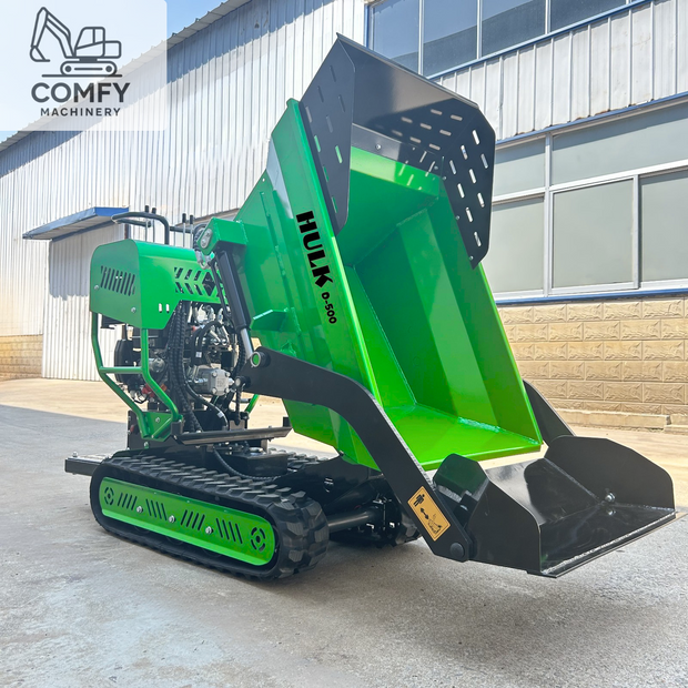 HULK D-500 – 7HP Mini Dumper (500KG Capacity, Electric Start)