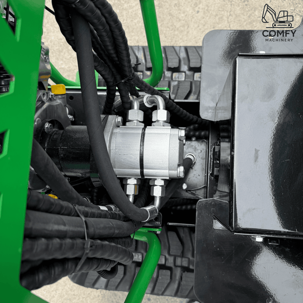 HULK M-280 – 7HP Cement Mixer on Tracks (Electric Start)