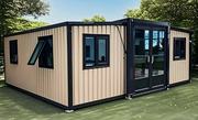 20ft Mobile Expandable Tiny Home 2 Bed Rooms Equipped with Bathroom and Kitchen