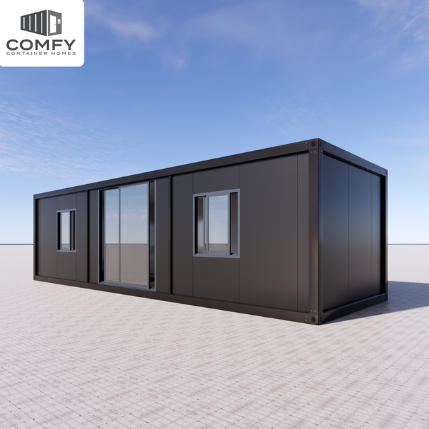 10m x 3.3m Container House Kit With Sliding Door – 33sqm, DIY Flat Pack