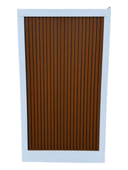 Premium Plumbed-In Portable Toilet Unit with WPC Fluted Wall Cladding – Fully Built & Ready to Use