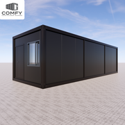 10m x 3.3m Glass-Front Modern House – 33sqm, DIY Flat Pack