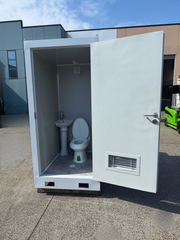 Single Portable Toilet Unit for Sale | Fully Assembled & Ready to Use