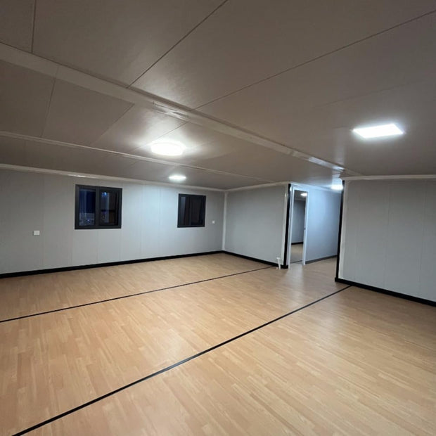 Portable Prefabricated Tiny Home for Sale, Mobile Expandable Prefab House 19x20FT with 1 Full Equiped Bathroom and Kitchen,1 2 3 Bedroom Container House to Live in for Adults Foldable Home