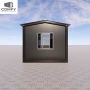 Modern Slope Roof Glass-Faced DIY Cabin Kit – 6m x 3.3m, Fully Insulated