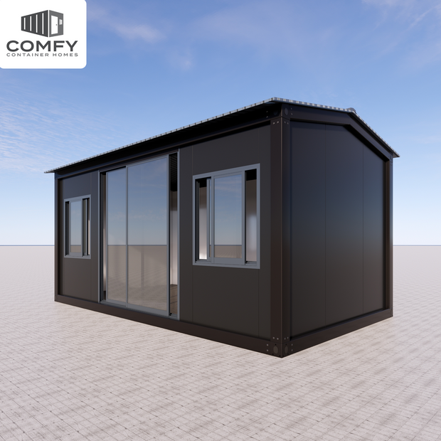 6m x 3.3m (19.8 SQM) Slope Roof Flexible Tiny Home-DIY Affordable Cabin Kit