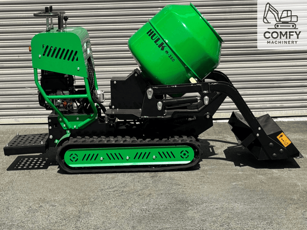 HULK M-280 – 7HP Cement Mixer on Tracks (Electric Start)