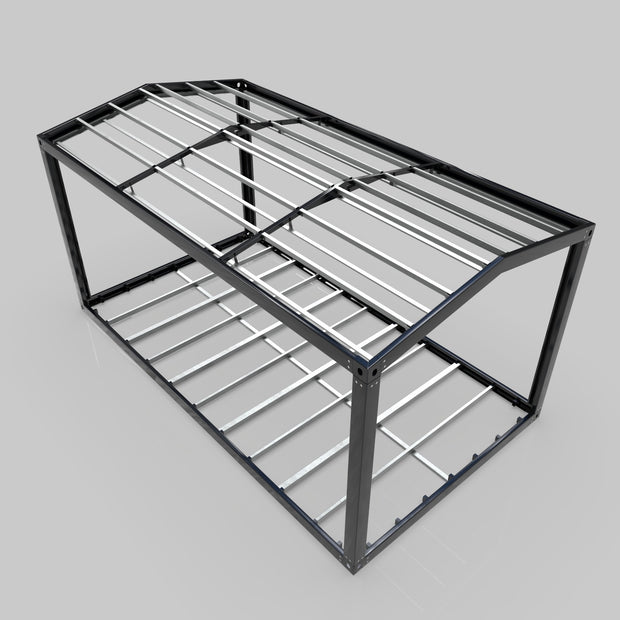 6m × 3.3m Slope-Roof Modular Steel Frame Kit