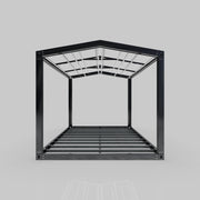 6m × 3.3m Slope-Roof Modular Steel Frame Kit