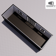 10m x 3.3m Container House Kit With Sliding Door – 33sqm, DIY Flat Pack