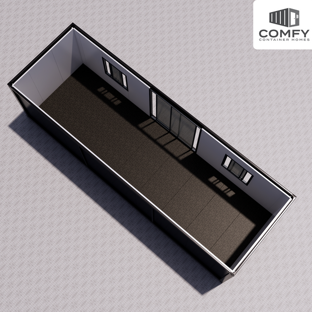 10m x 3.3m Container House Kit With Sliding Door – 33sqm, DIY Flat Pack