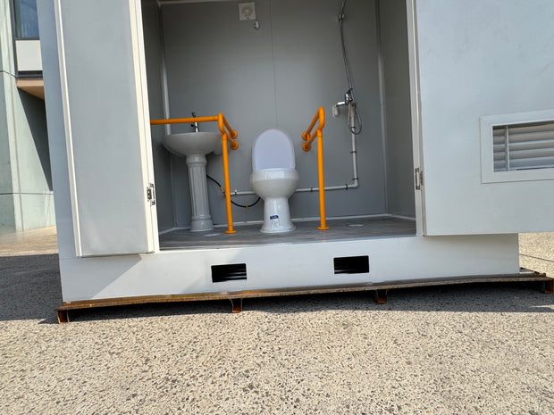 Portable Toilet, Shower & Sink Unit – Disability Accessible & Ready-to-Use