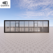 10m x 3.3m Glass-Front Modern House – 33sqm, DIY Flat Pack