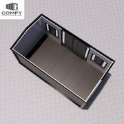 6m x 3.3m (19.8 SQM) Slope Roof Flexible Tiny Home-DIY Affordable Cabin Kit
