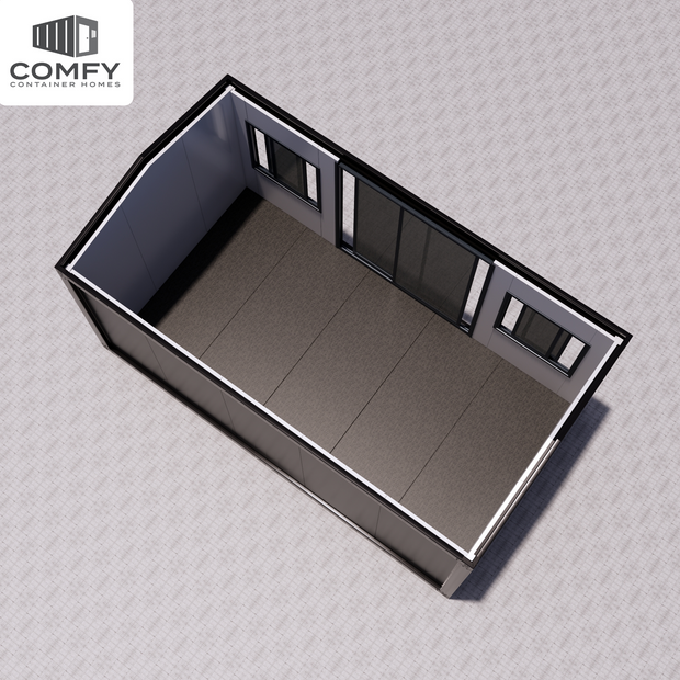 6m x 3.3m (19.8 SQM) Slope Roof Flexible Tiny Home-DIY Affordable Cabin Kit