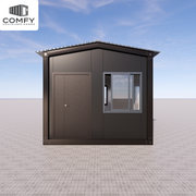 Modern Slope Roof Glass-Faced DIY Cabin Kit – 6m x 3.3m, Fully Insulated