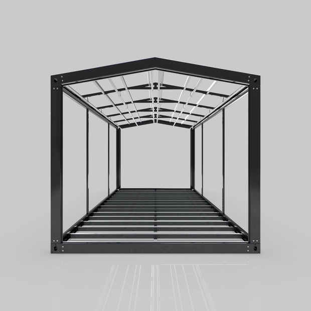 9 m × 3.5 m Slope Roof Modular Steel Frame Kit – Quick DIY Assembly