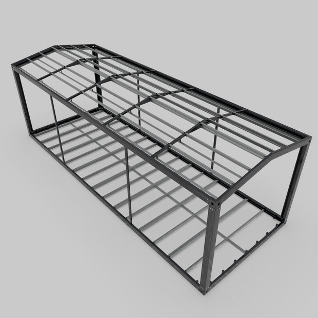 9 m × 3.5 m Slope Roof Modular Steel Frame Kit – Quick DIY Assembly