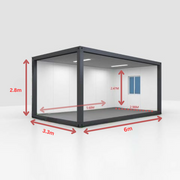 Container House Kit – Flat Packed & Ready for DIY Assembly