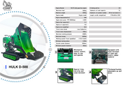 HULK D-500 – 7HP Mini Dumper (500KG Capacity, Electric Start)
