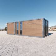 Modular L-Shape Granny DIY Container Home Kit – 49.5sqm
