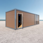 Modular L-Shape Granny DIY Container Home Kit – 49.5sqm