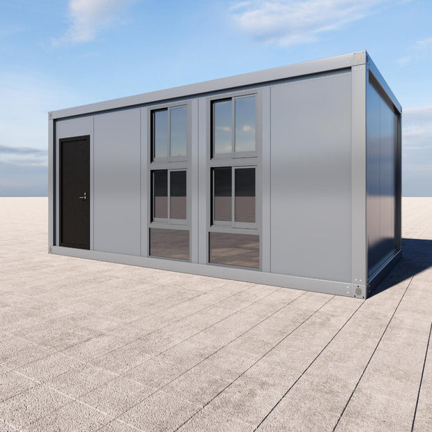 DIY Home Kit – 6m x 3.3m Glass-Faced Detachable Cabin (19.8 sqm)