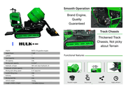 HULK M-280 – 7HP Cement Mixer on Tracks (Electric Start)