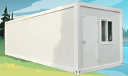 9M X 3.3M x 2.8 = 29.7sqm Detachable Grey or White Container House DIY Package