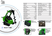 HULK T-460 Post Hole Digger (250mm / 400mm) with Bucket