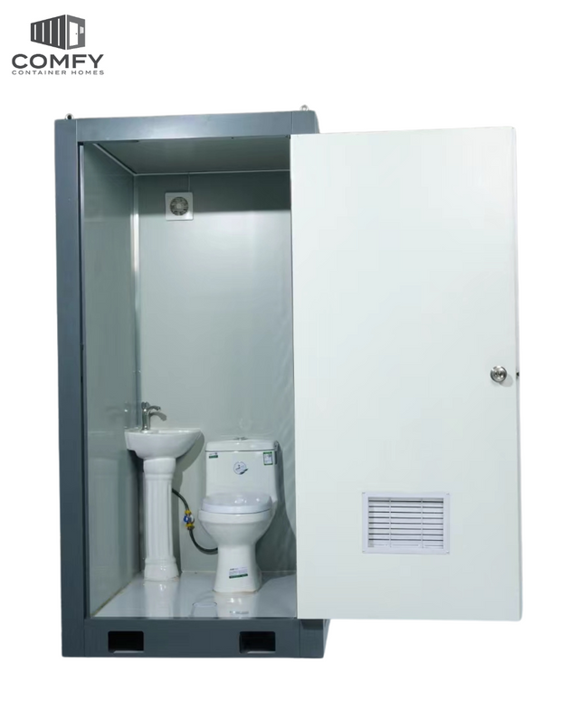 Flat Packed Single Portable Toilet/Shower 110cm x 110cm x 230cm
