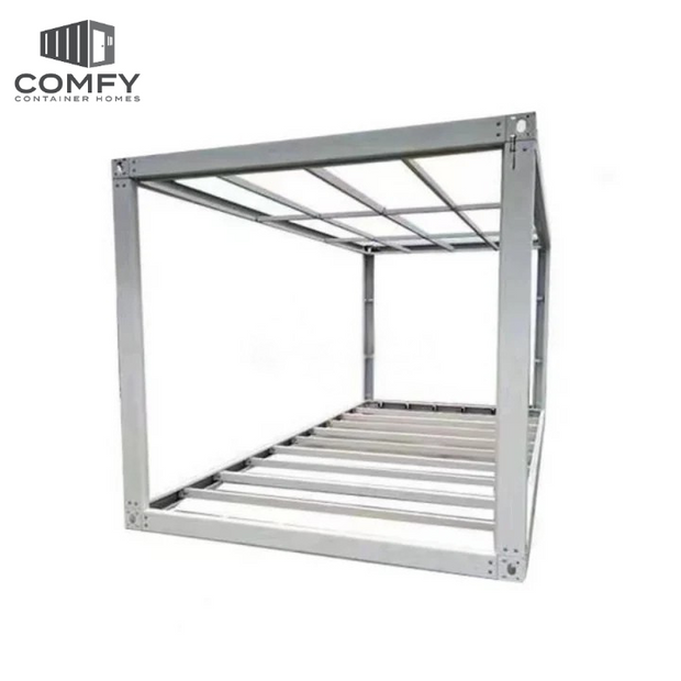 6m x 3.3m = 19.8sqm Powder Coated White Container Frame