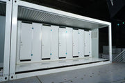 Events Portable Toilet/Shower 5 In One Unit 590cm x 230cm x 230 cm (Flat Packed)